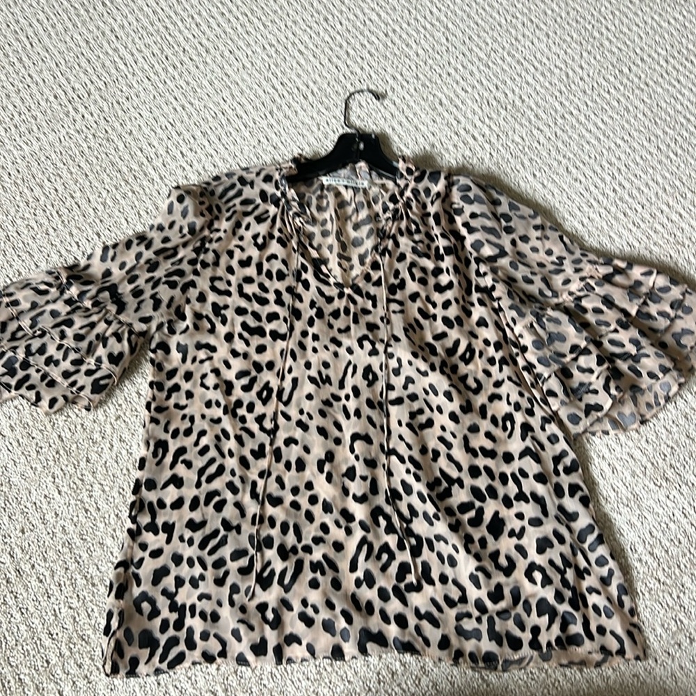 Alice + Olivia silk top